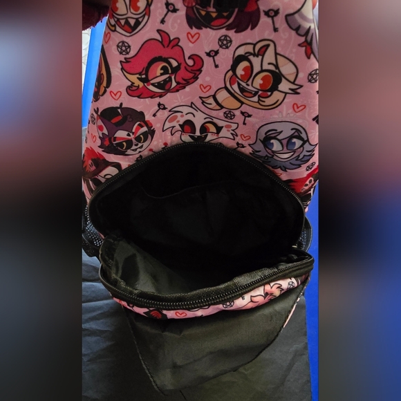 Hazbin Hotel Bookbag Backpack New - Angel Alastor Husk etc - Picture 5 of 11